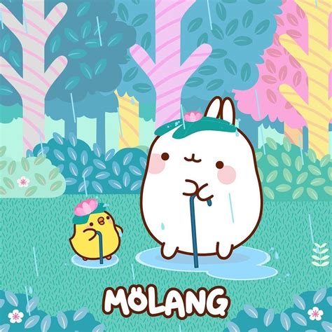 Cute Spring Molang Wallpapers Wallpaper Cave