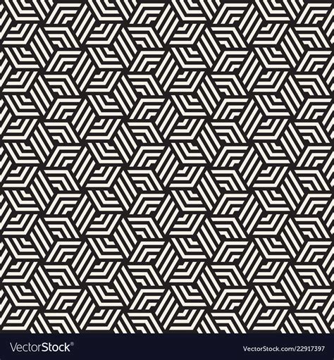 Seamless Geometric Pattern Simple Abstract Lines Vector Image