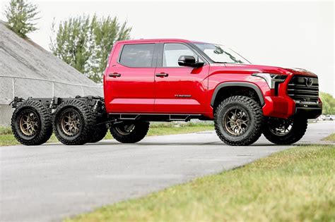 Freshly Unique 2022 Toyota Tundra 6x6 Looks Beastly On Super Deep