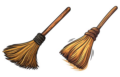 Broom Stick Vector Illustration Graphic By Uniquedesignteam