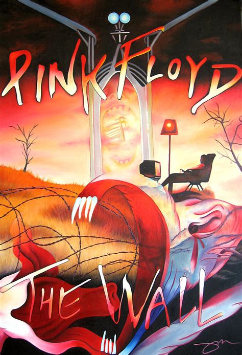 Pink Floyd The Wall Painting By Joshua Morton Fine Art America