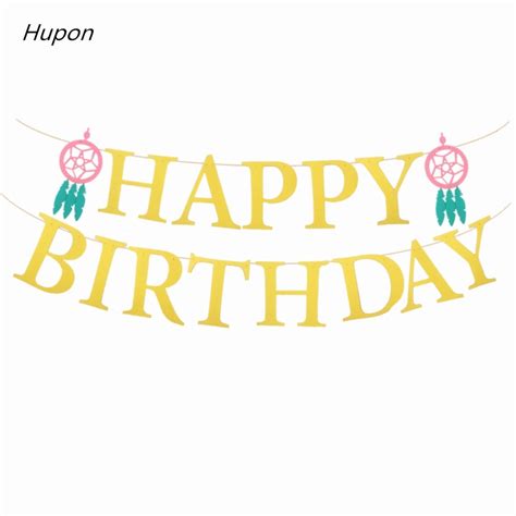 Happy Birthday Banner Bunting Flags Banners Dream Catchers