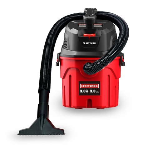 Craftsman 3 Gallons 3 Hp Corded Wetdry Shop Vacuum With Accessories