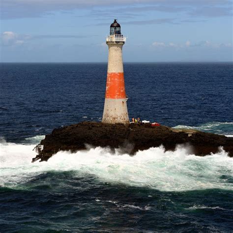 Scotlands Rarest Lighthouses Captured On Camera Lighthouse Aerial