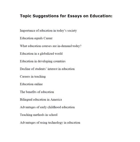 Essay On Topic Education For All Write Me A Essay