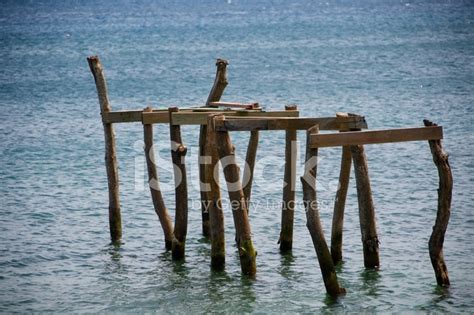 Old Wooden Jetty Stock Photo Royalty Free Freeimages