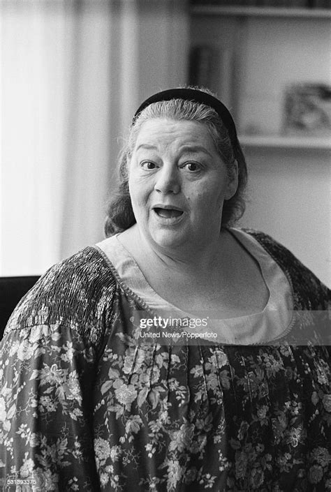 English Actress Hattie Jacques Pictured On 23rd March 1977 News Photo