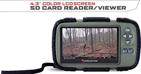 Stealth Cam Sd Card Reader And Viewer With 43 Lcd Screen Amazonca