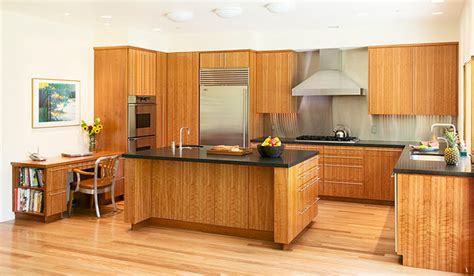 Cherry wood kitchen cabinets are actually included into rustic themed wooden cabinets for kitchens but nowadays available for modern cherry cabinets with granite countertops are looking elegant at high value of charm yet when it comes to modern contemporary kitchen ideas, light solid cherry. 1/4 sawn cherry kitchen