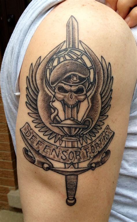 From going to boot camp and learning what military life entails, to enlisting and being sent to another. USAF Security Police/AFOSI Region 3 Commemorative Tattoo ...