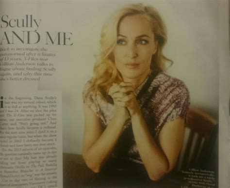 All About Gillian — Scully And Me By Gillian Anderson British Vogue
