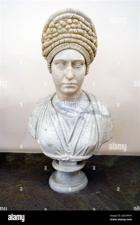 Unidentified Portrait Of A Woman Late Trajanic Ad 110 117 Marble
