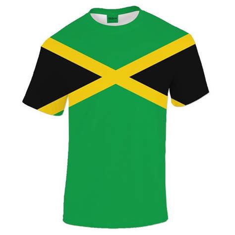 Mens All Over Print Jamaican Flag Jamaica Holiday Festival T Shirt