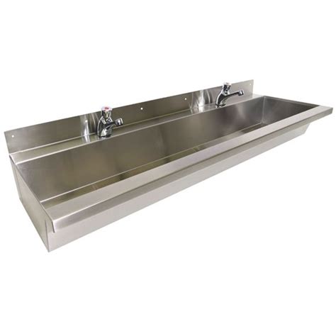 Large Stainless Steel Trough Sinks For School Washrooms