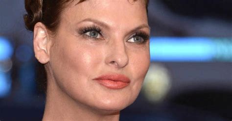 Linda Evangelista On The Cover Of Vogue The Model Uses Tape And Rubber