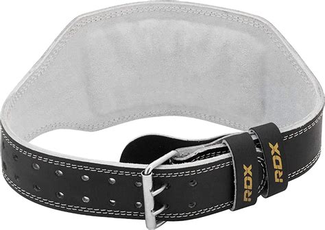 Rdx Weight Lifting Belt For Fitness Gym Adjustable Leather Belt With 6