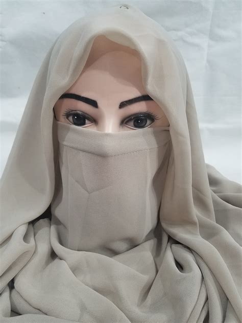 Niqab Ready To Wear Nude Suzain Hijabs