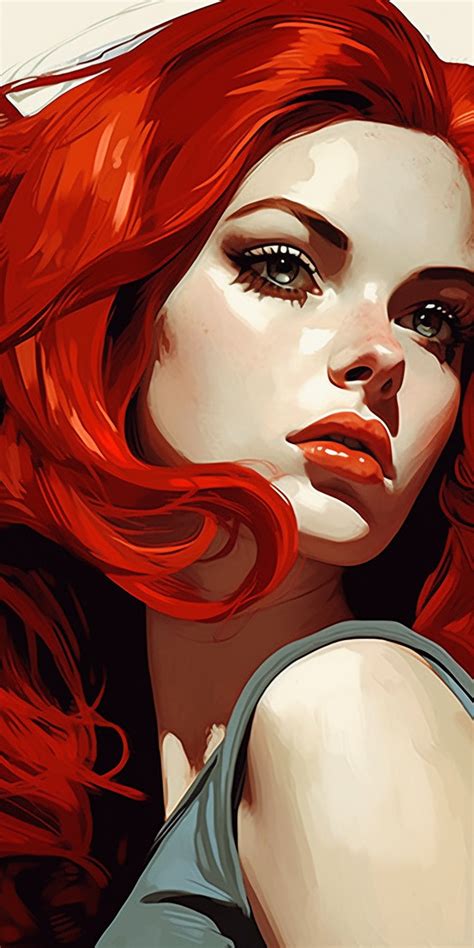 pinup girl with red hair size 768x1536 facebook cover photos flowers red hair cartoon redhead