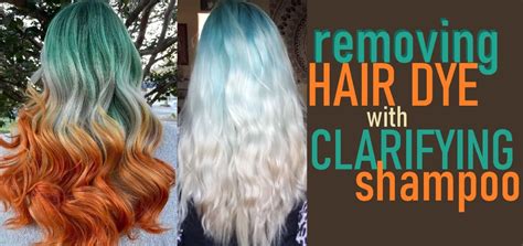 Removing Hair Dye With Clarifying Shampoo Bellatory
