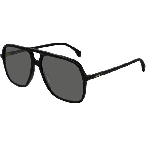gucci gucci sunglasses gg0545s unisex black flannels