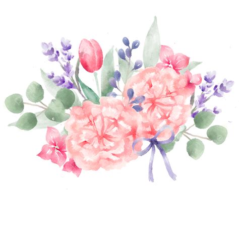 Carnation Watercolor Png Transparent Mothers Day Watercolor Carnation Bouquet Mother Clipart