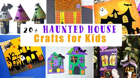 20 Awesome Haunted House Crafts For Kids Happy Toddler Playtime