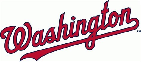 Washington Nationals Wordmark Logo Word Mark Logo Wordmark Logo