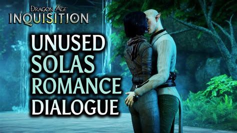 Dragon Age Inquisition Unused Solas Romance Dialogue From The