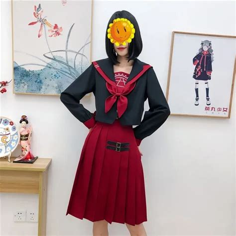 styl orientalny odzież mundurek szkolny chiński cosplay spó…