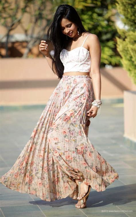 Trendy Ways To Wear Long Skirts All For Fashion Design
