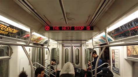 Mta Nyc Subway On Board R142 2 Train From 135th Street To Central