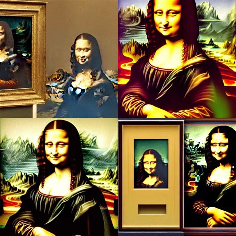 Bob Ross Painting Mona Lisa Stable Diffusion Openart