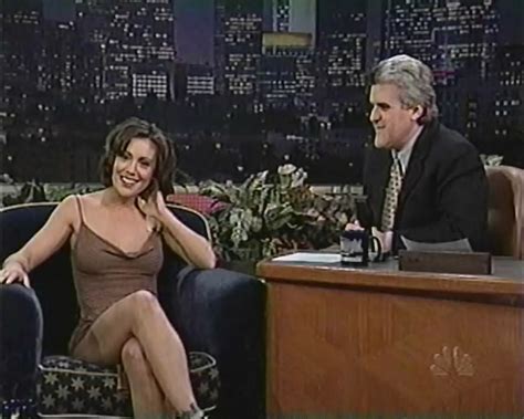 Alyssa Milano The Tonight Show With Jay Leno 1998 Celebrity Pw