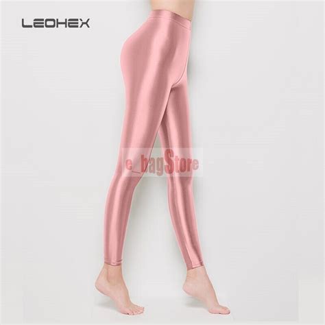 Leohex Womens Nylon Glitter Sexy Stockings Satin Glossy Opaque Pantyhose Shiny Ebay