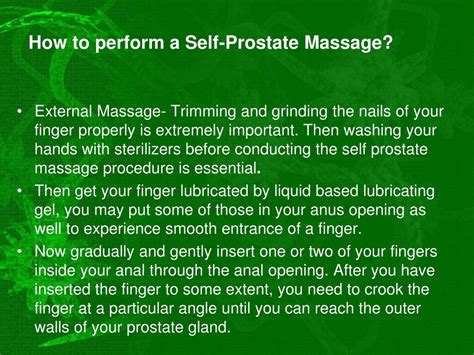 Ppt How To Perform A Self Prostate Massage Powerpoint Presentation Free Download Id 1468510