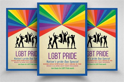 Lgbt Pride Flyer Flyer Templates ~ Creative Market