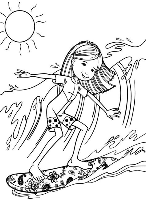 Surfing Coloring Pages Best Coloring Pages For Kids