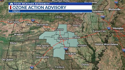 Ozone Action Advisory Issued For Central Arkansas Friday