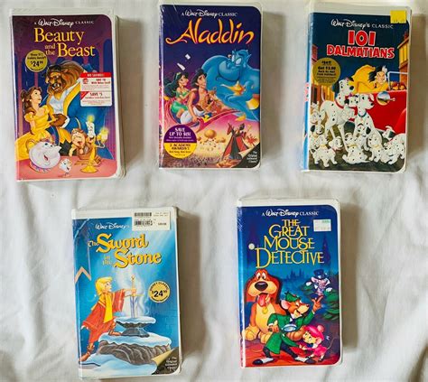 Lot Of Vintage Clamshell Vhs Tapes Disney Dreamworks The Best Porn