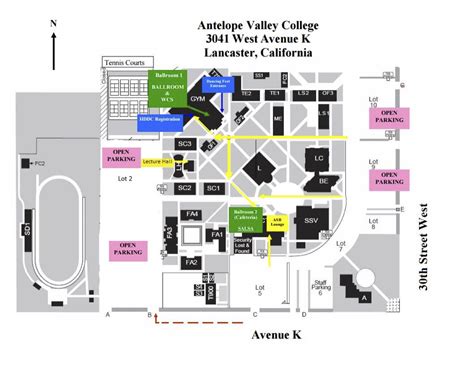 11 Bakersfield College Campus Map Maps Database Source