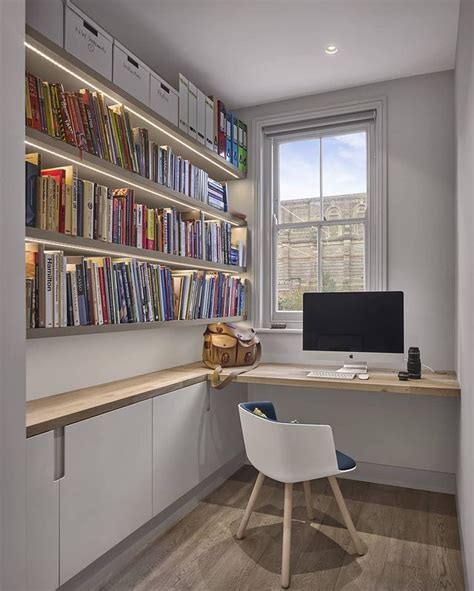 A Small Box Room Turned Home Office A Palette Of Simple Materials And