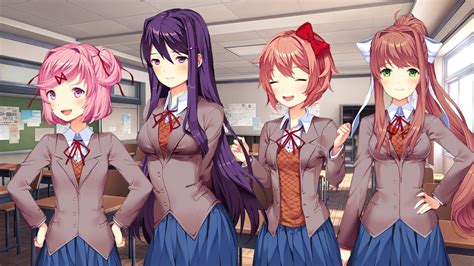 I Was Playing Ddlc And Realized All Of The Girls Have Cat Ears Made