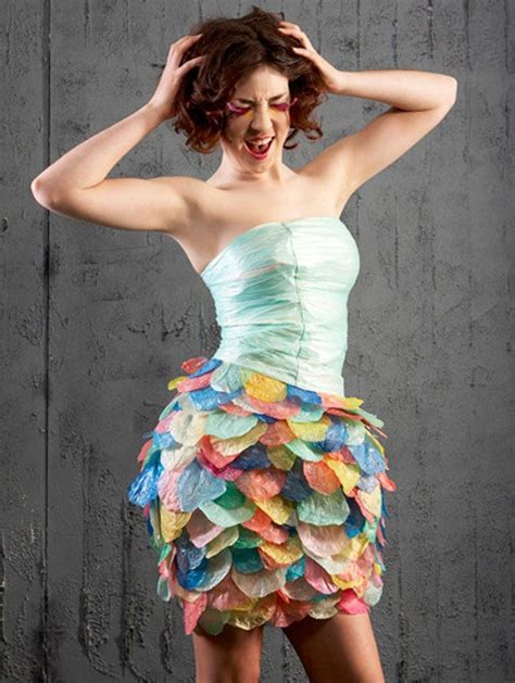 15 Inventive Dresses Made From Recycled Materials Via Brit Co