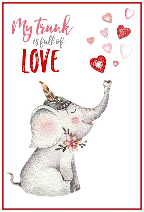 Free Printable Valentine's Day Cards and Tags - Clean and ...