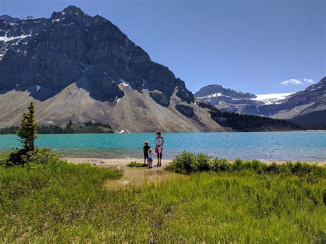 Bow Lake Canada With Kids Oasis Of Serenity Grazy Goat