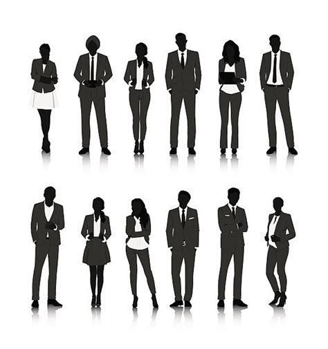 Bw Business People Illustrations Royalty Free Vector Graphics And Clip