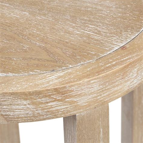 Olliix By Martha Stewart Reclaimed Wheat Harley Round Accent Table