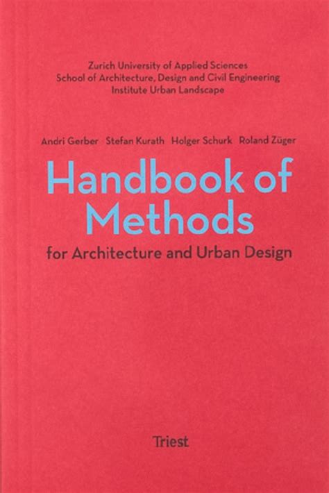 Handbook Of Methods For Architecture And Urban Design Aa Bookshop