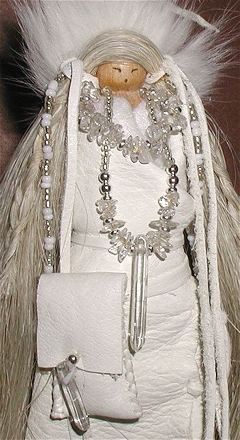 Apache Spirit Doll Native American Cynthia Whitehawk Crystal Keeper