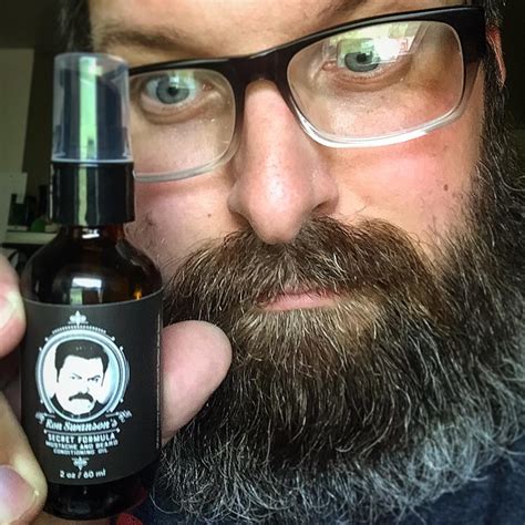 My Bottle Of Ron Swanson S Secret Formula Mustache Beard Oil Came In The Mail Today I Dig